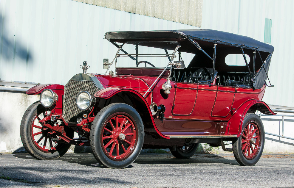 2018 Monterey Car Week Auction Report | 1913 Pierce-Arrow Model 66 Seven-Passenger Touring | Estimate: from $600,000 to $800,000 | Failed to reach reserve price. High bid: $500,000 | Auction: Bonhams | Lot 114 | Official Description
