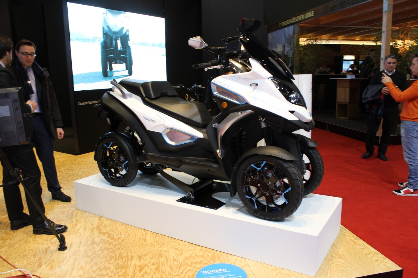Quadro Qooder 400cc tilting fourwheel scooter soon to get electric brother