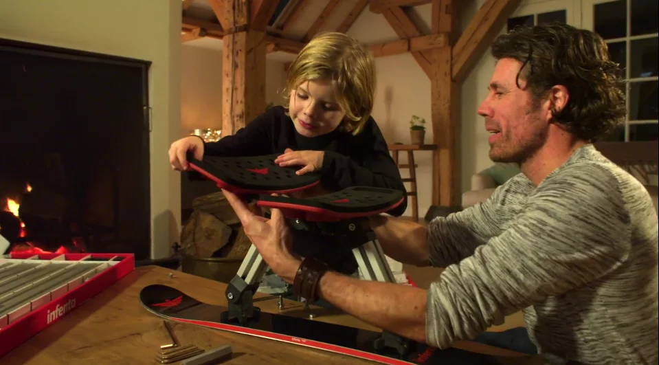 Before the Infento sled hits the snow, it serves as a building project for children and parents