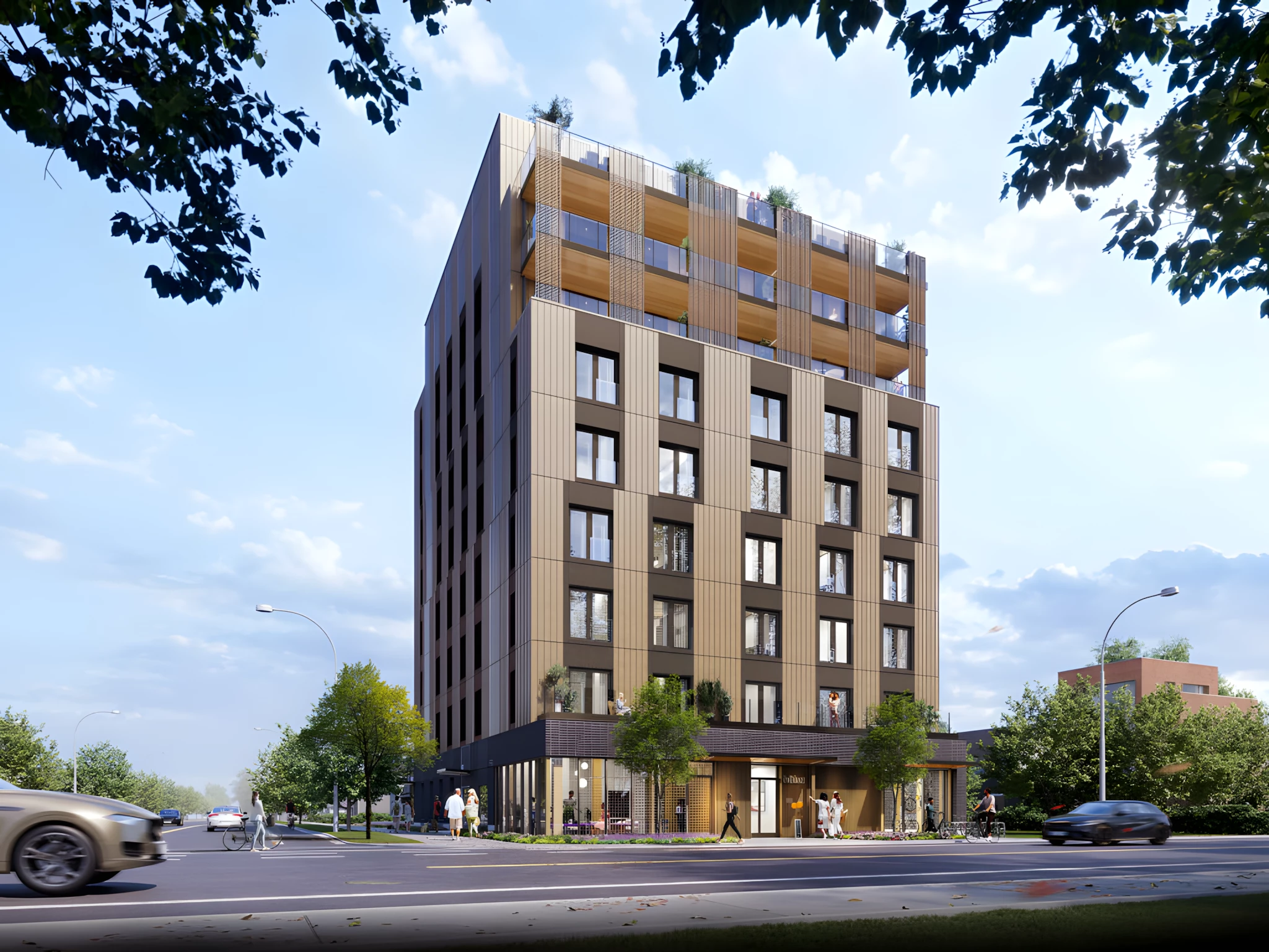 230 Royal York will be the tallest mass timber residential building in Toronto and, thanks to its prefabricated construction, will be built in just 90 days