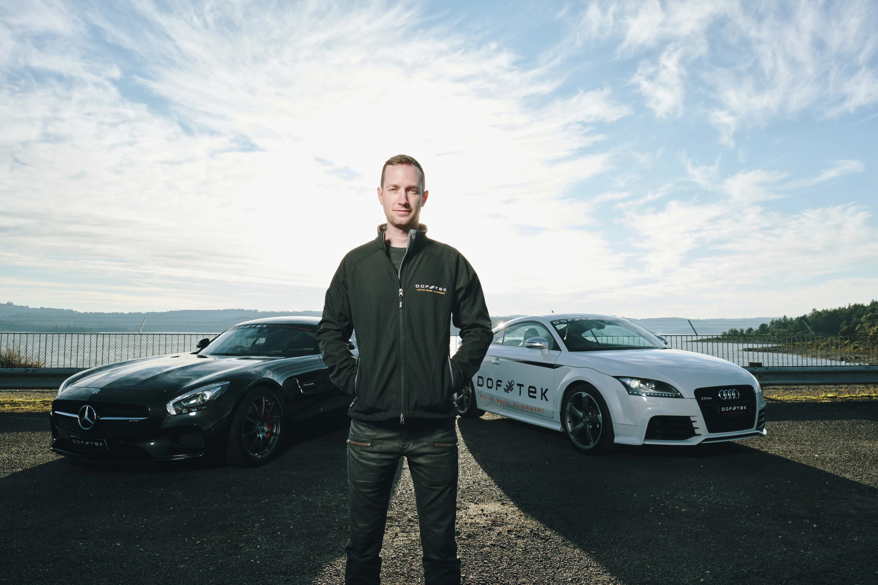 "The contact patch on the road is the most important part of a vehicle’s handling,” says Doftek inventor and co-founder Geoff Rogers