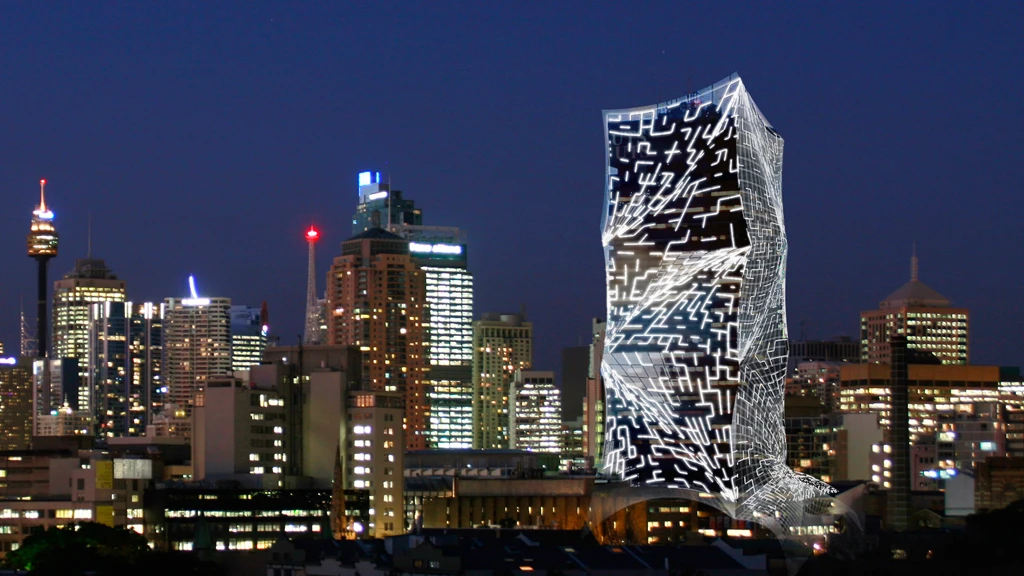 The Tower Skin concept covers outdated buildings in an eco-friendly cocoon