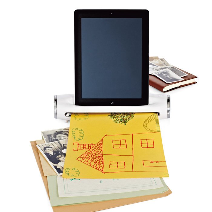 The iConvert Scanner for iPad makes digital copies of hard copy documents