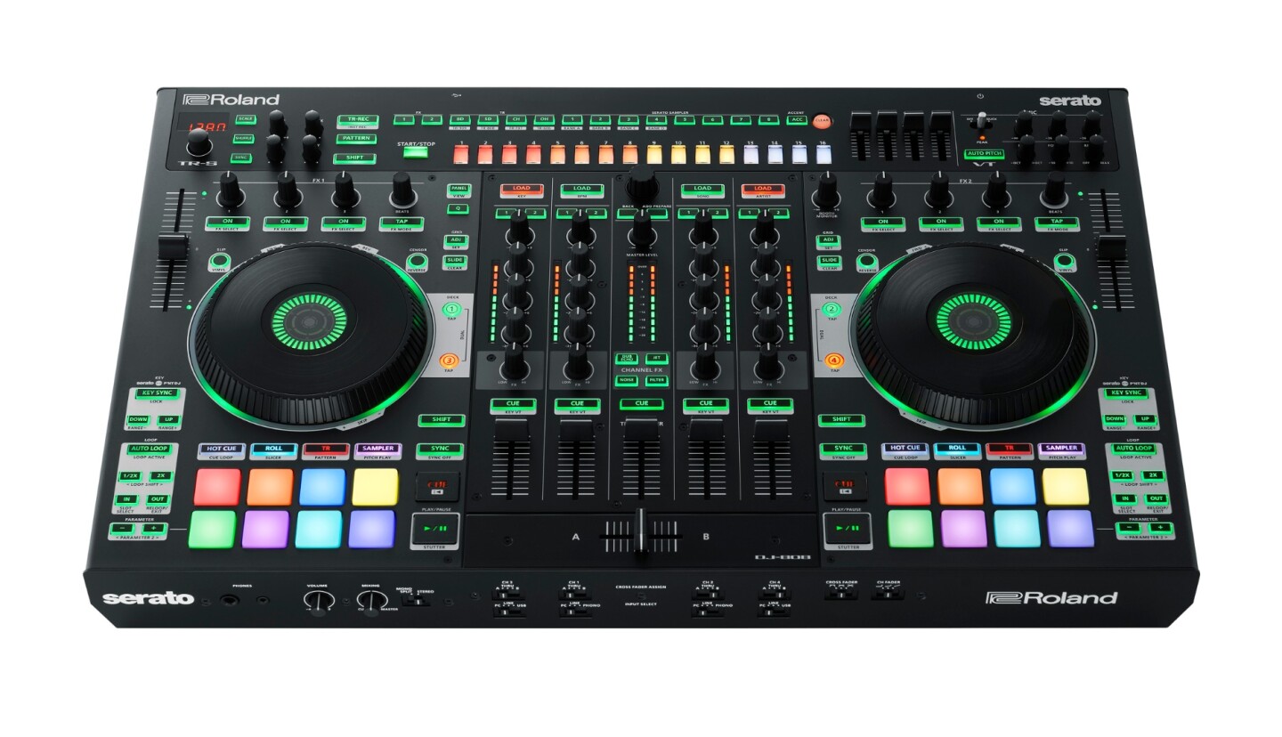 Roland's first DJ controller has been developed in partnership with software house Serato