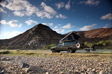 The Troopy Camper is built atop a Toyota Land Cruiser 4.2D 78