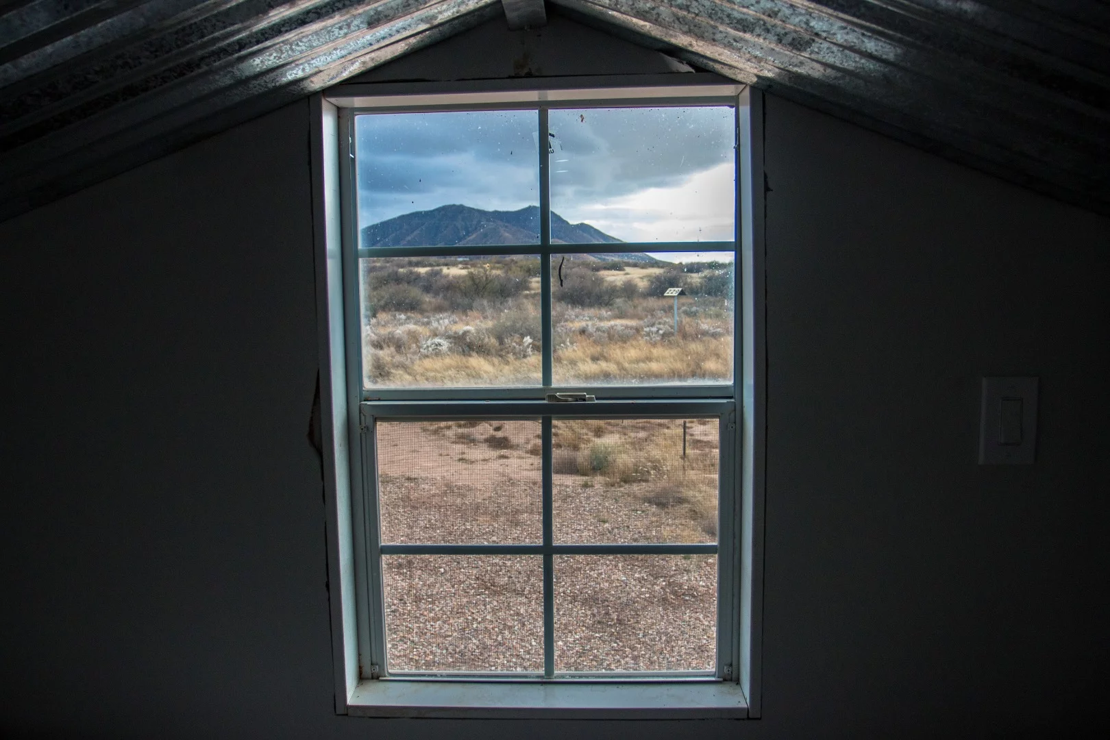 The view from his loft is nothing short of stunning.