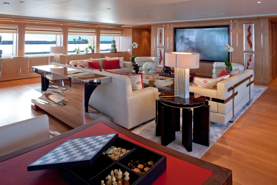 Italian architect Laura Sessa is responsible for the vessel's interior design