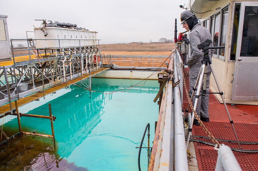 The researchers say the oleo Sponge could be used for cleaning up oil spills, maintaining ports and harbors, or modified to target other pollutants