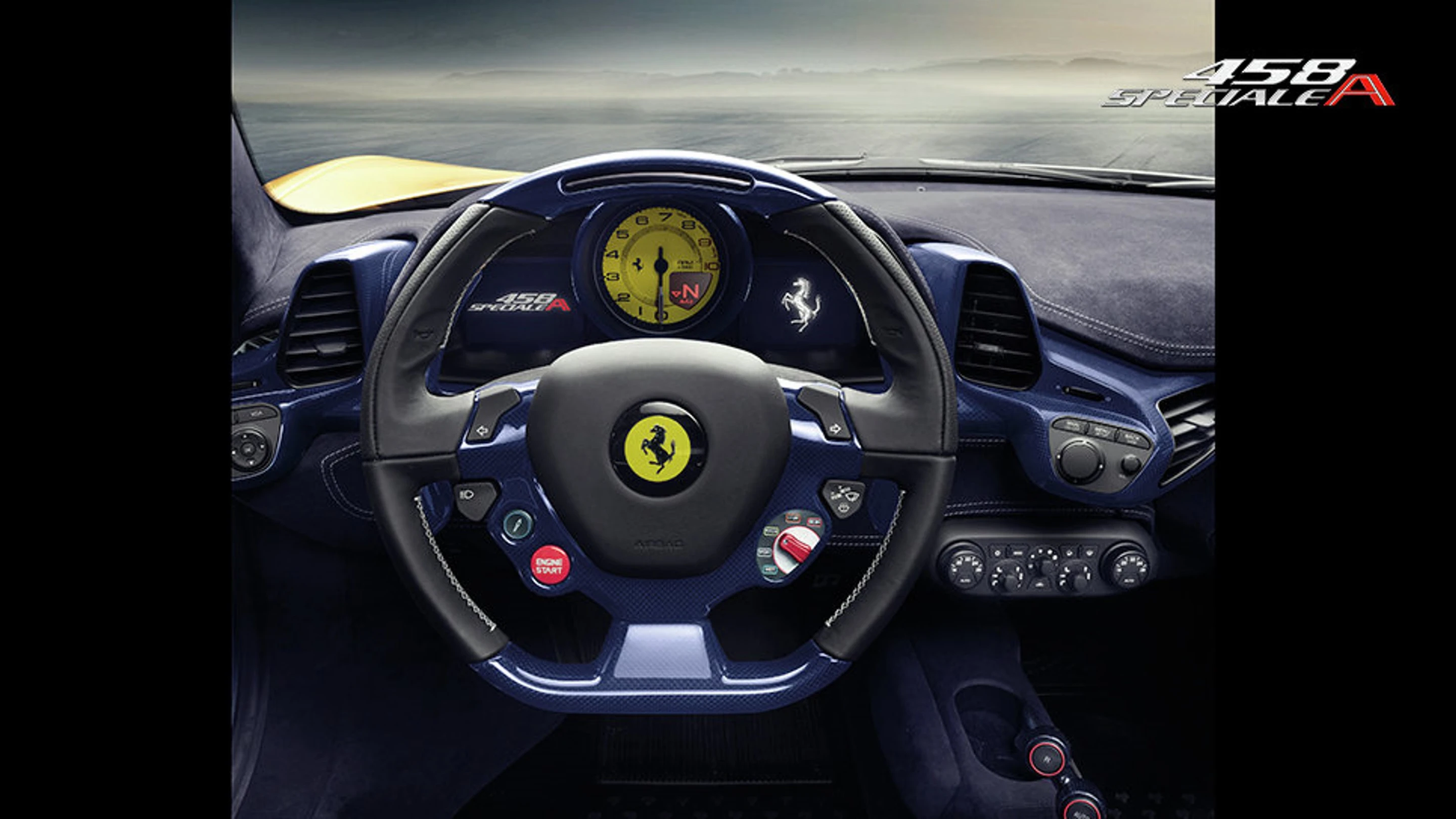 The 458 Speciale A sterring wheel