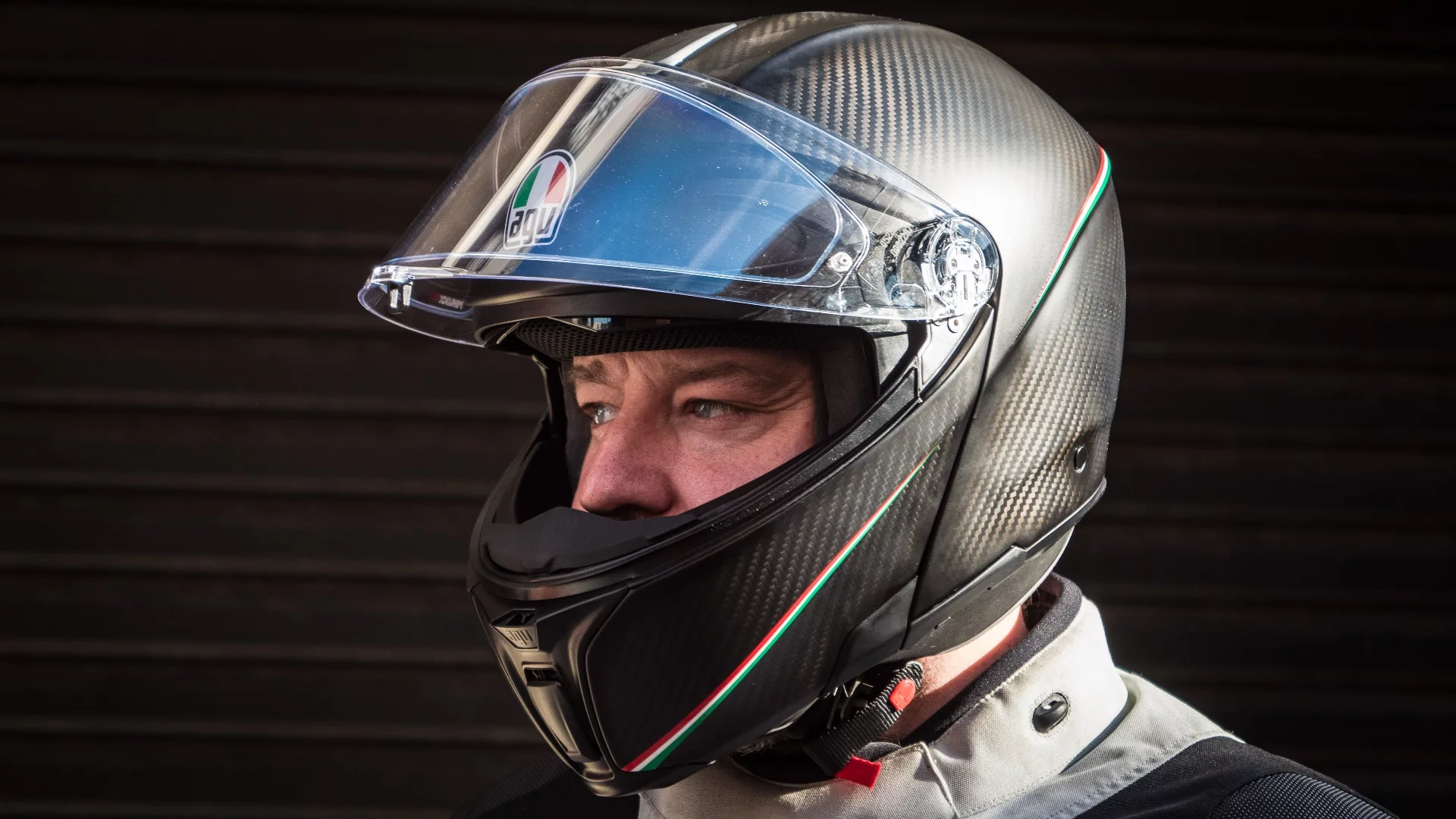 AGV SportModular: a flip face helmet that looks, feels and rides like a full face, but is lighter than Rossi's race helmet