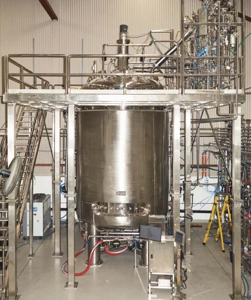 Forged Gras is cultured for 79 days in a bioreactor like this one