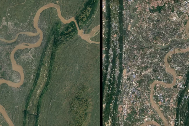 Google has unveiled Timelapse, a global interactive video that allows users to see how the world has changed over the past 32 years