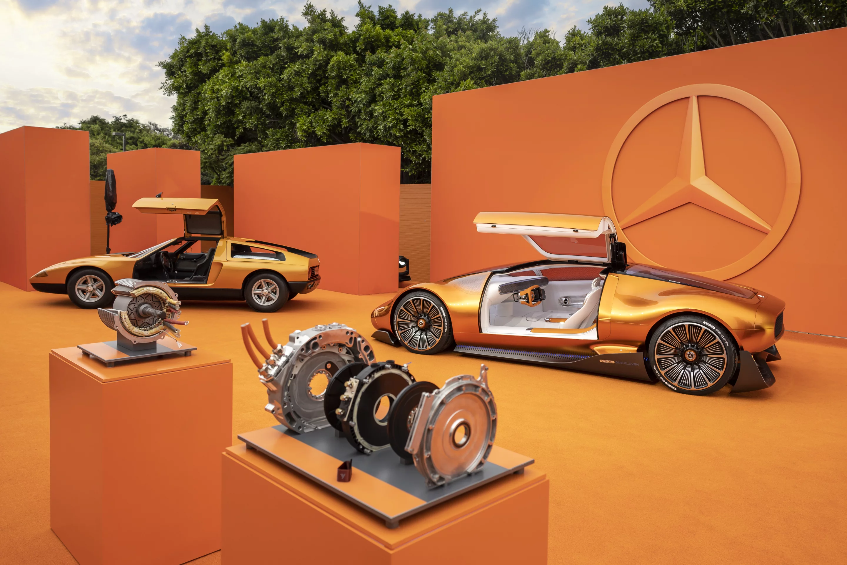 The Vision One-Eleven also serves as a showcase of the future generation of YASA axial-flux motors Mercedes plans to put into production at its Berlin-Marienfelde plant