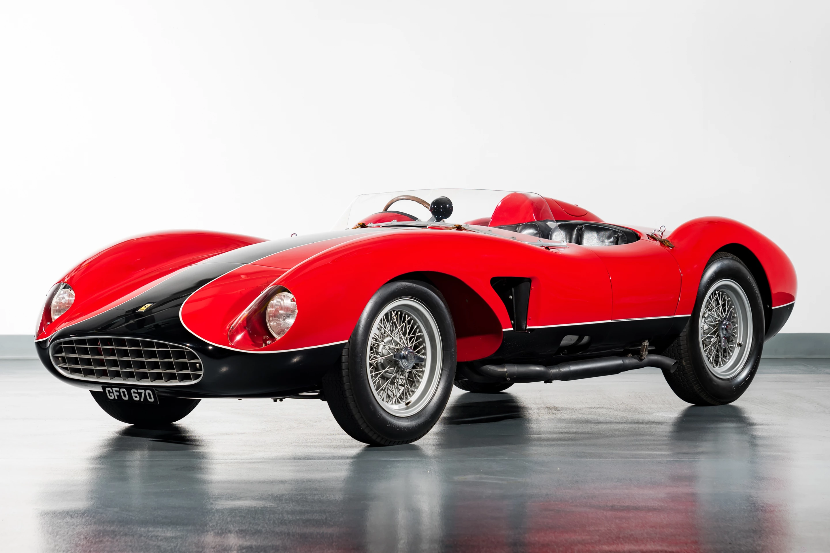 This 1957 Ferrari 500 TRC Spider will go to auction as Lot 230 at RM Sotheby's on Friday, 19 August 2022 with an estimate of between $8,000,000 and $10,000,000