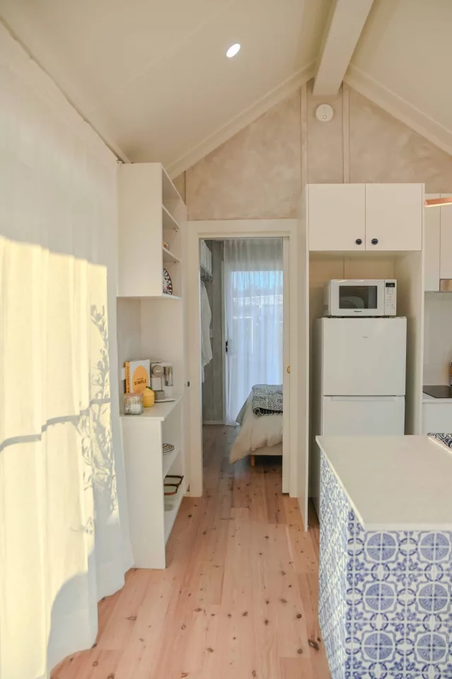 The Bowerbird's interior is filled with natural light and has high ceilings