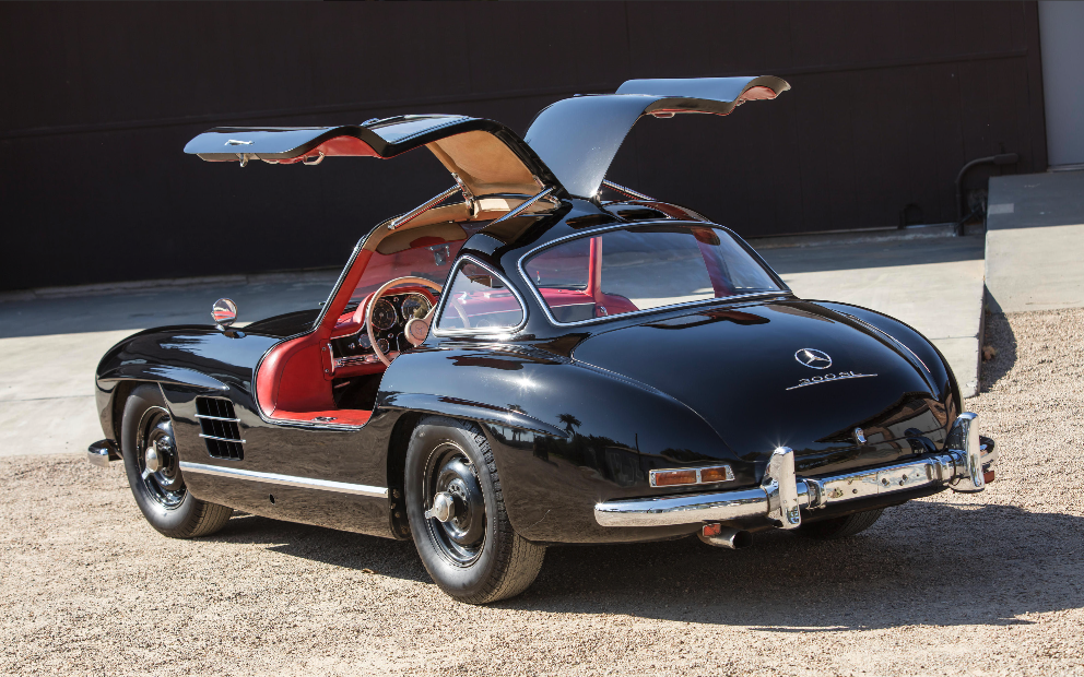 2018 Monterey Car Week Auction Report | 1955 Mercedes-Benz 300 SL Gullwing Coupe | Sold for $1,875,000 | Estimate: from $1,250,000 to $1,500,000 | Auction: Bonhams | Lot 104 | Official Description