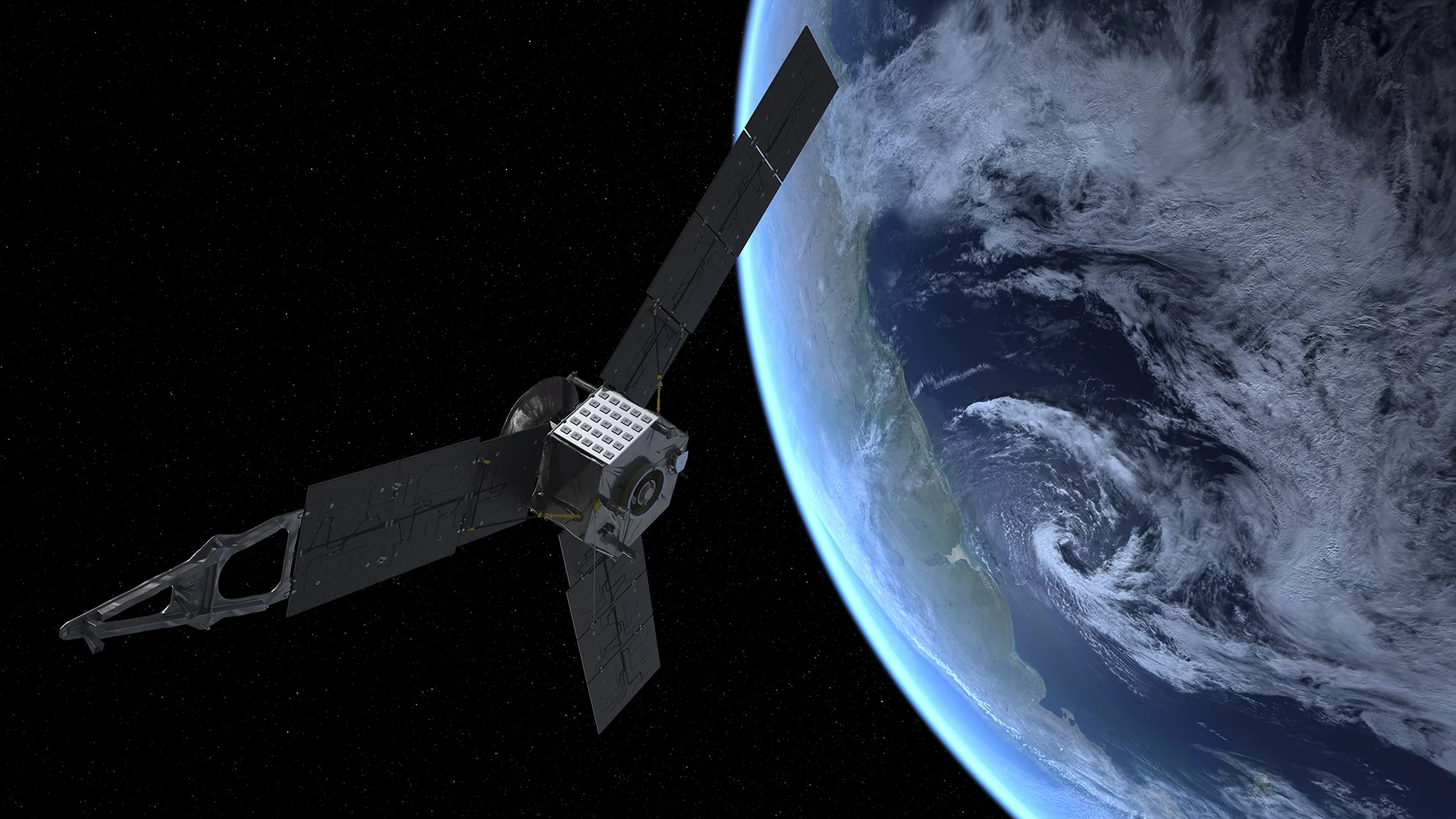 Artist's concept of the Juno flyby (Image: NASA)