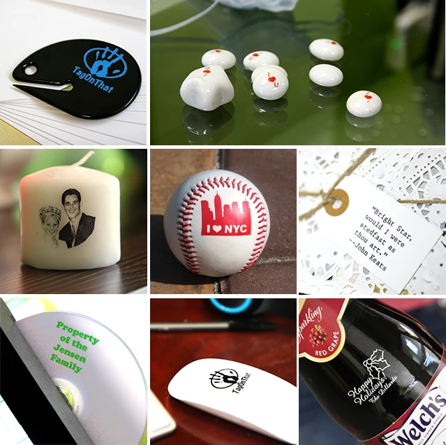Examples of Tag on That printing jobs