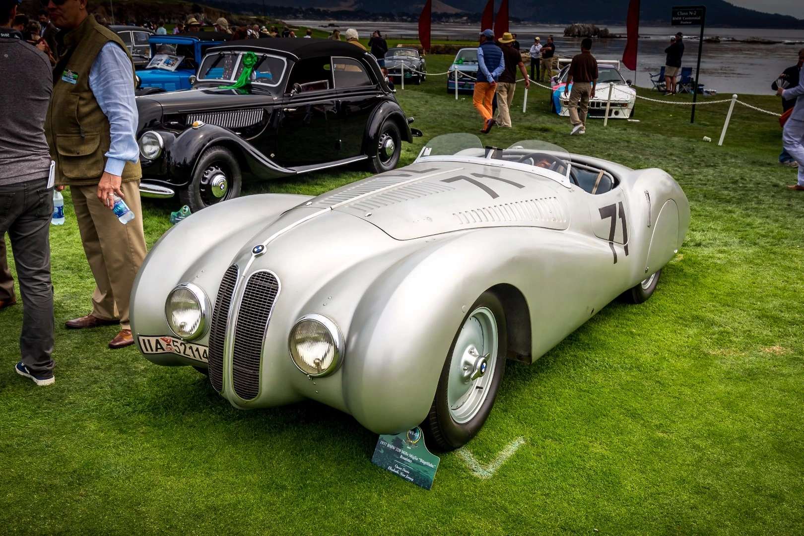 1937 BMW 328 Mille Miglia "Bugelfalte" roadster outfitted for distance racing
