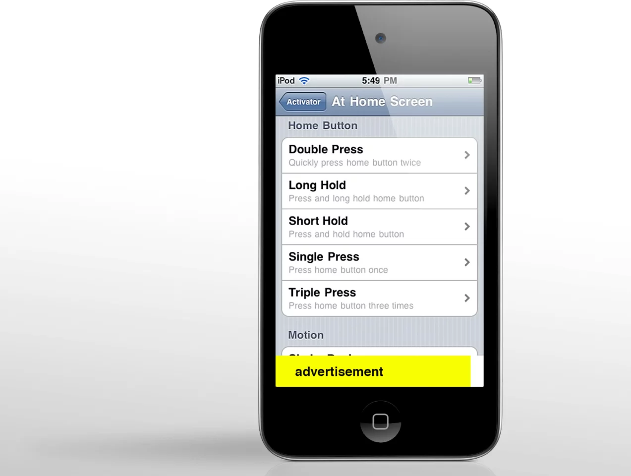 Activator lets you create iOS triggers and responses