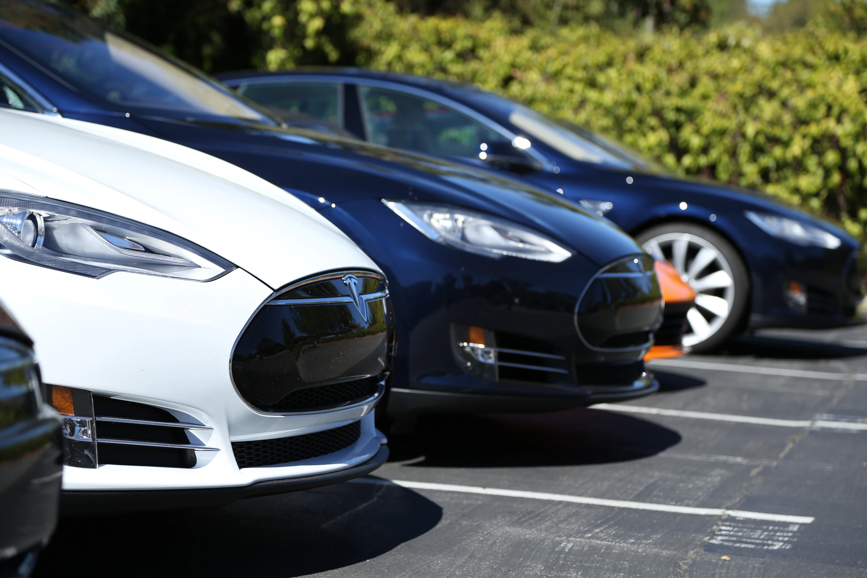 In and around Northern California the Model S is as popular as the F150 is in Alberta, but slightly more visually appealing (Photo: Angus MacKenzie/gizmag.com)