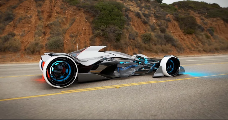 The Synaptiq on a public road
