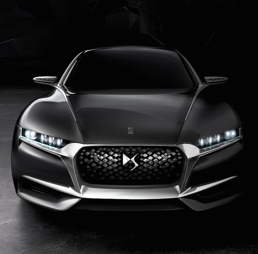 The concept's front end is upright, for a strong presence