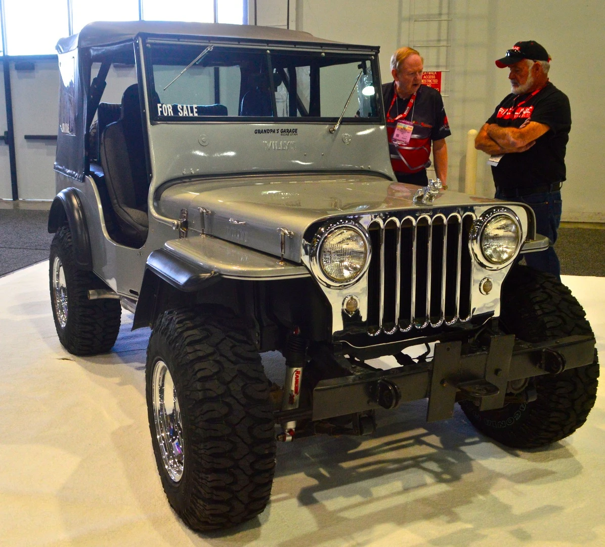 A beautiful 1947 Jeep CJ-2A on sale at SEMA