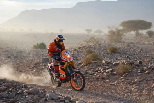 Jordi Viladoms in the 2007 DakarPhotographer: Van Oers J.