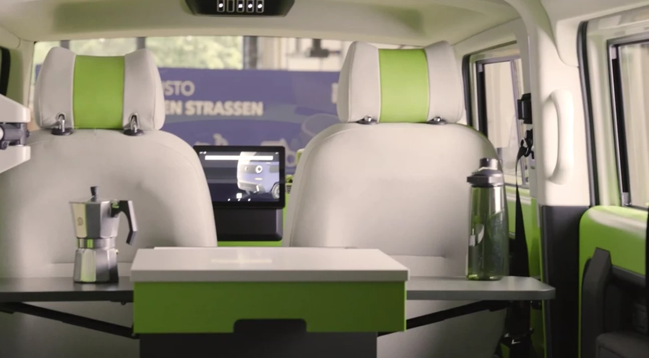 Despite its compact size, the kitchen offers plenty of available work space