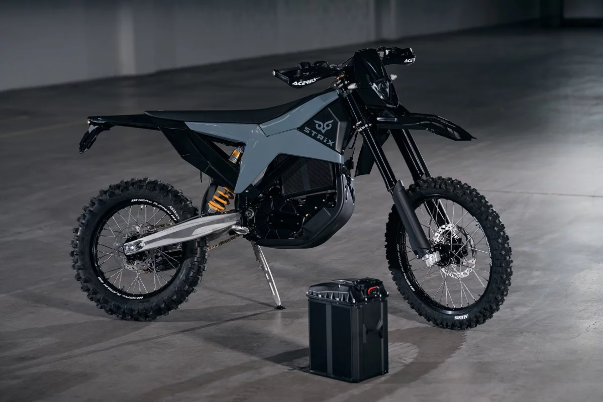 The STRiX enduro is based on a military and defense platform