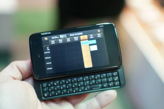 A calendar even Microsoft Outlook would be proud of. Shown here is a week's view, notice how it renders the same way Outlook users would expect on their desktop.