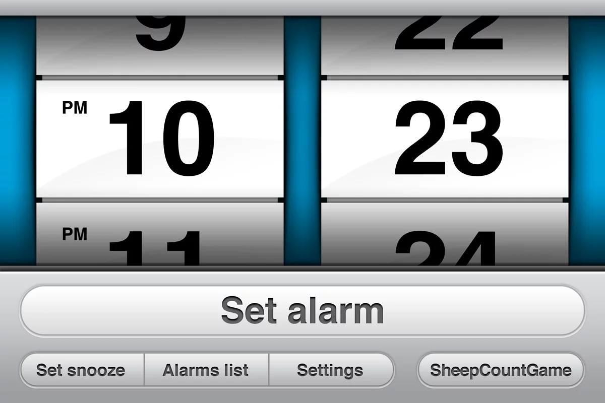 The A!arm app for iPhone and iPod touch