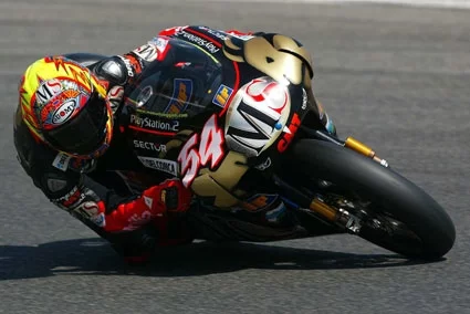 The Aprilia 250cc race bike