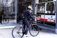 The suit uses electrical pulses to guide muscles through tasks the wearer has never performed before