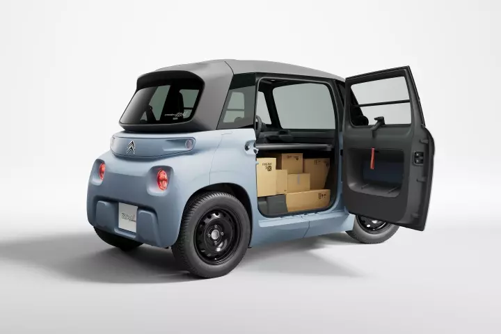 All in, the My Ami Cargo has a usable loading volume of 400 liters at up to 140 kg