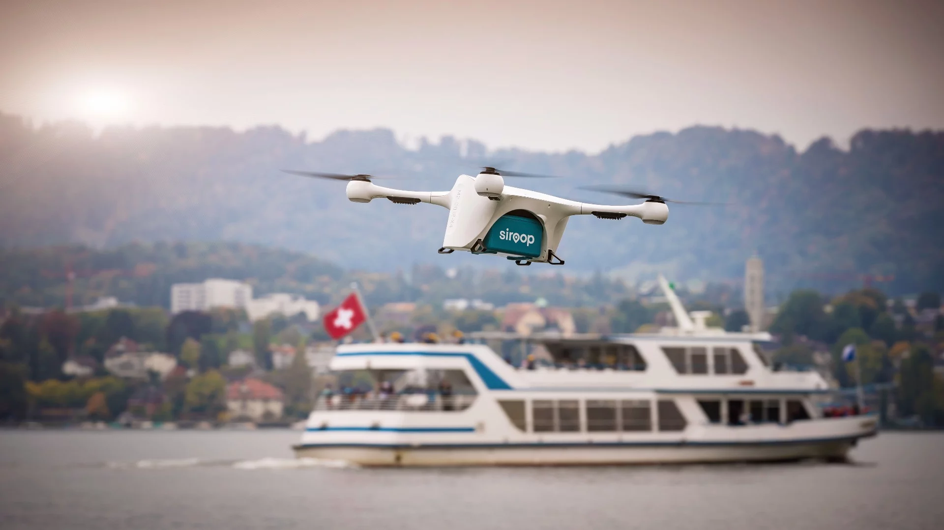 Swiss online retailer siroop is taking part in drone delivery trials with Mercedes and drone company Matternet