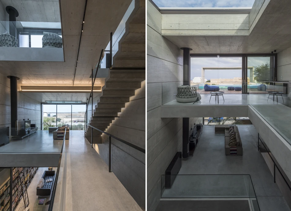 Casa B is spread over three floors