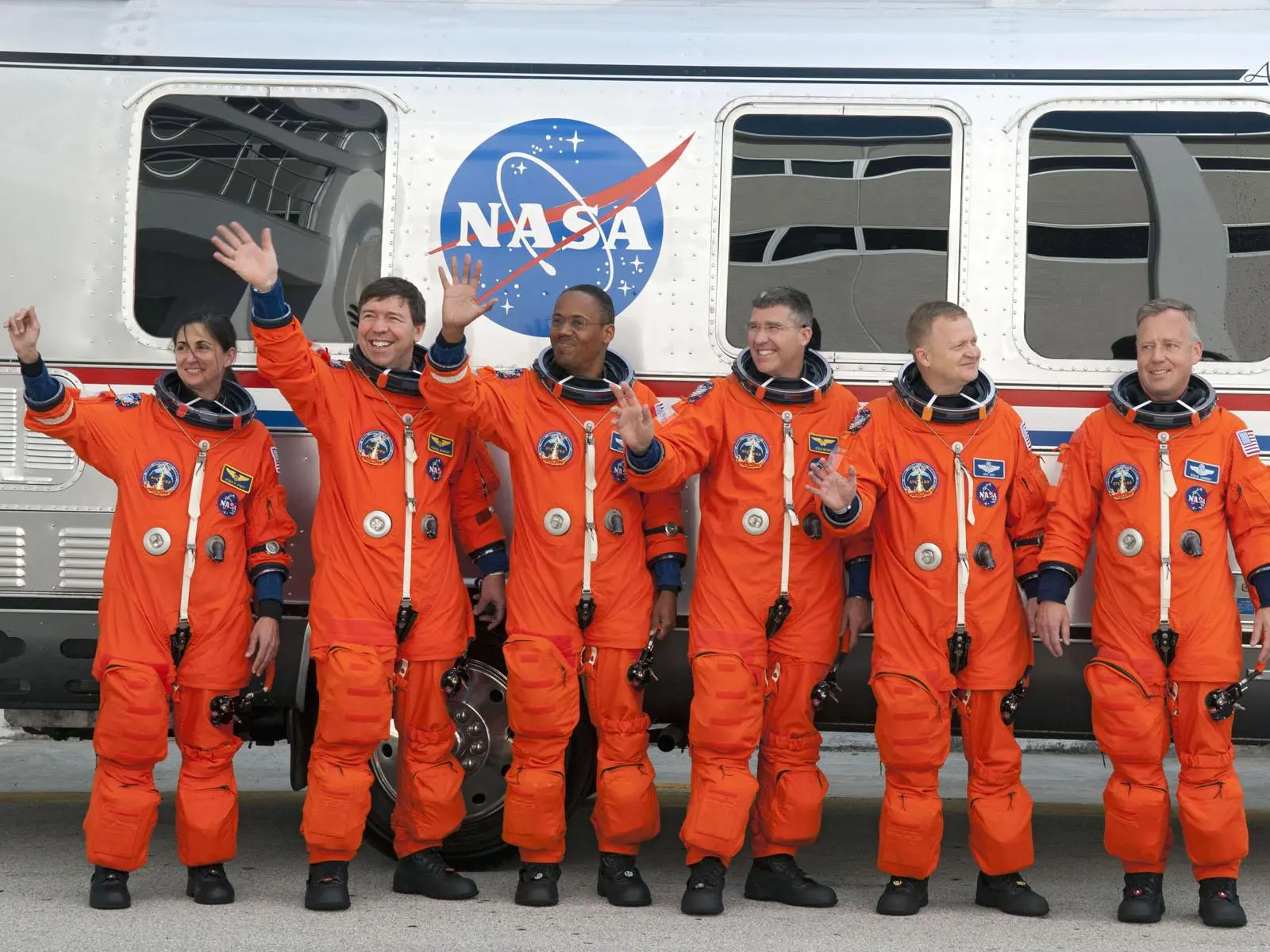 The crew of the final Space Shuttle Discovery STS-133 mission (Image: NASA)