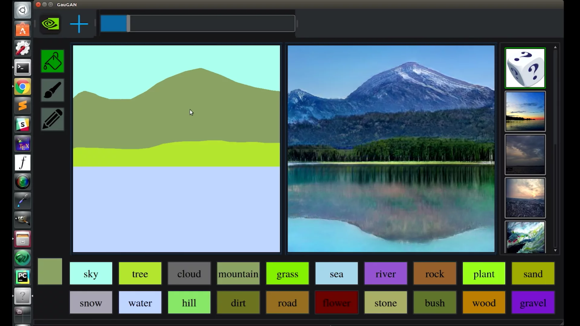 The algorithm produces realistic reflections, not because it has been told to, but because it knows the picture wouldn't look right without them.