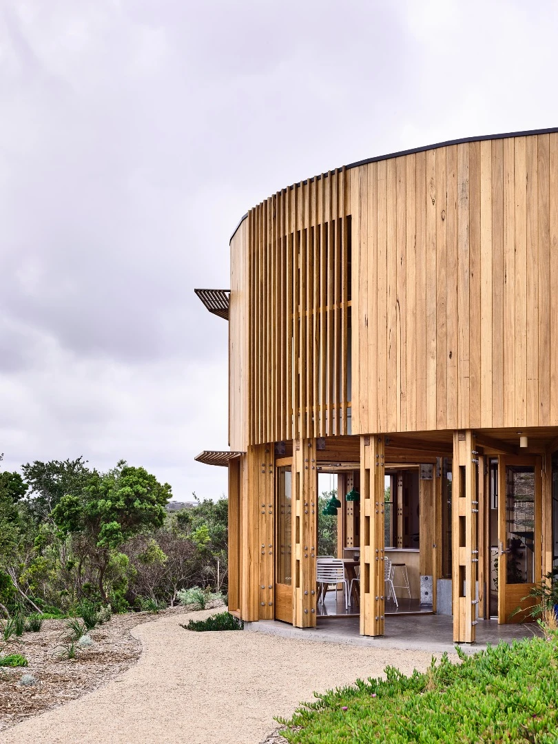 St Andrews Beach House has a build radius of under 5 m (16 ft)