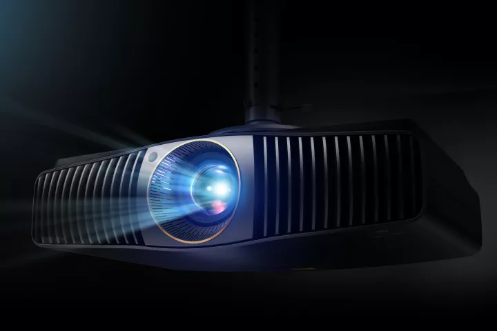 The W5850 4K laser projector sports a shorter-throw lens than its predecessor, so can find a home in smaller home theaters
