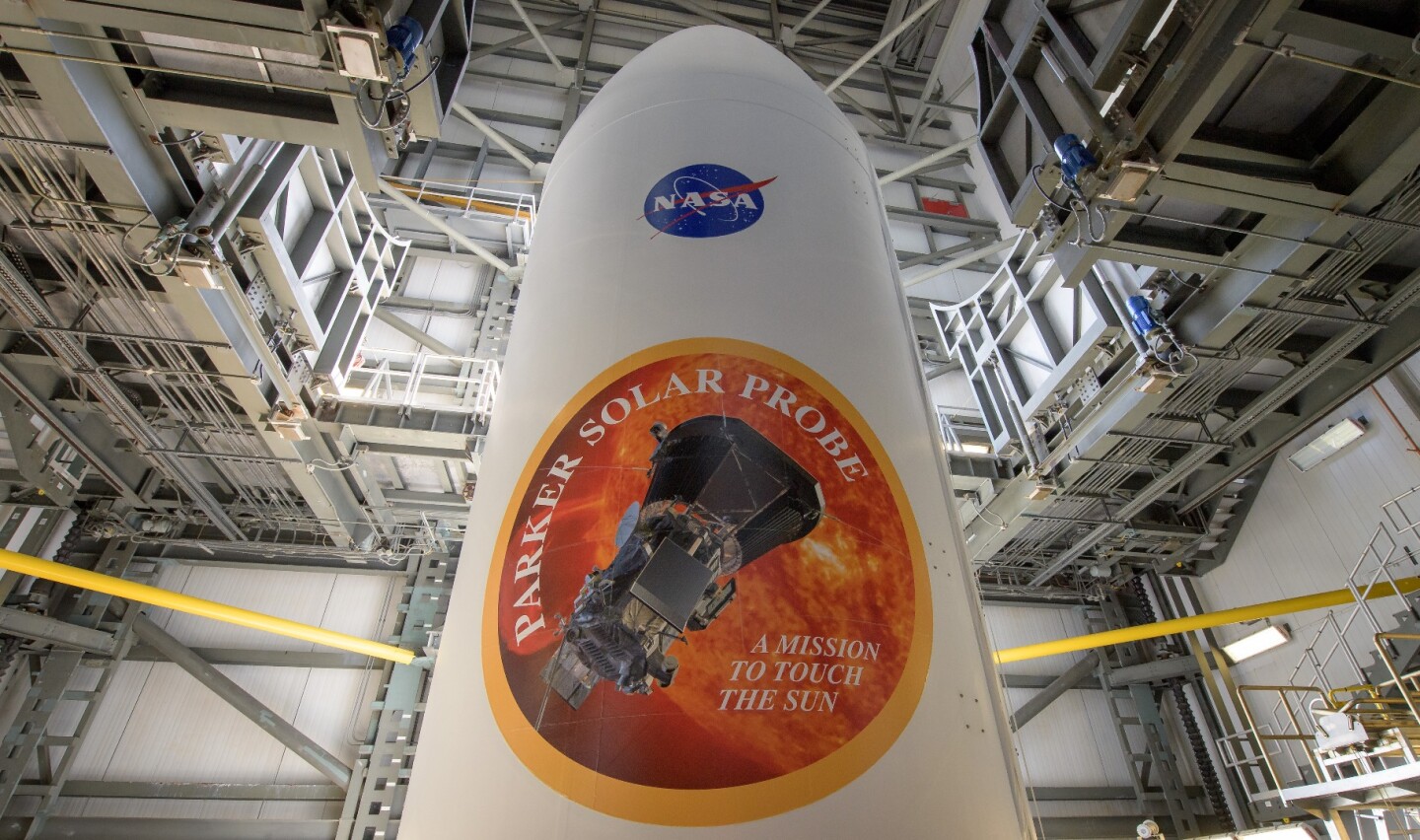 The Solar Parker Probe at Cape Canaveral ahead of launch