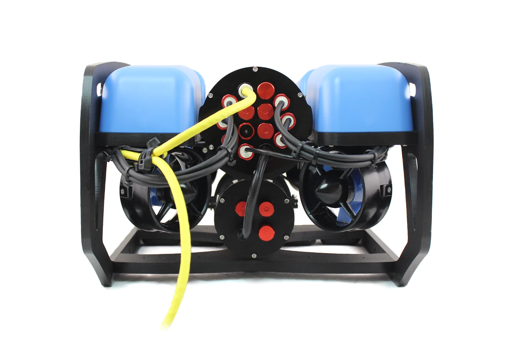 Rear view of the BlueROV2