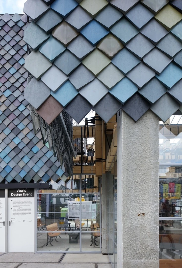 People's Pavilion was designed by Bureau SLA and Overtreders W was made in collaboration with engineering firm Arup
