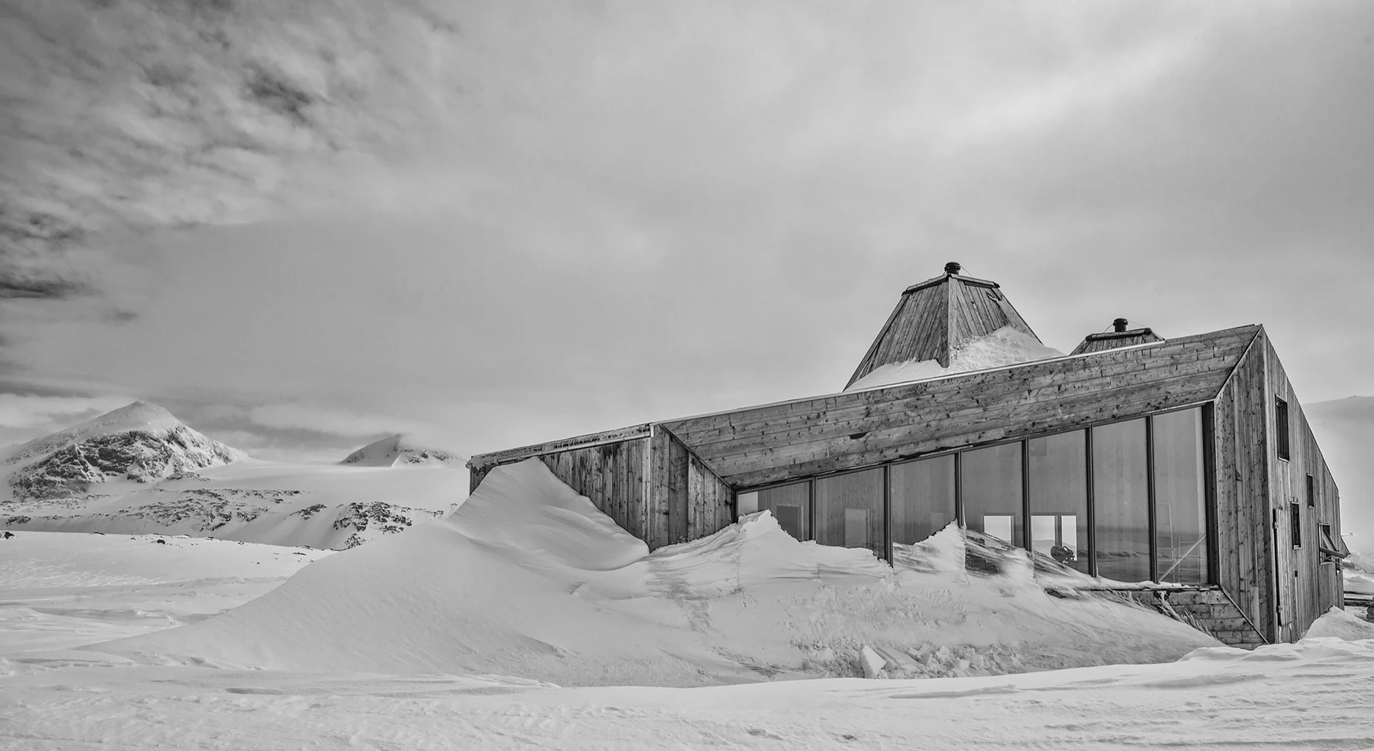 Energy-efficiency takes on a whole new level of importance when you're required to transport all goods via helicopter or sled (Photo: Jan Inge Larsen)