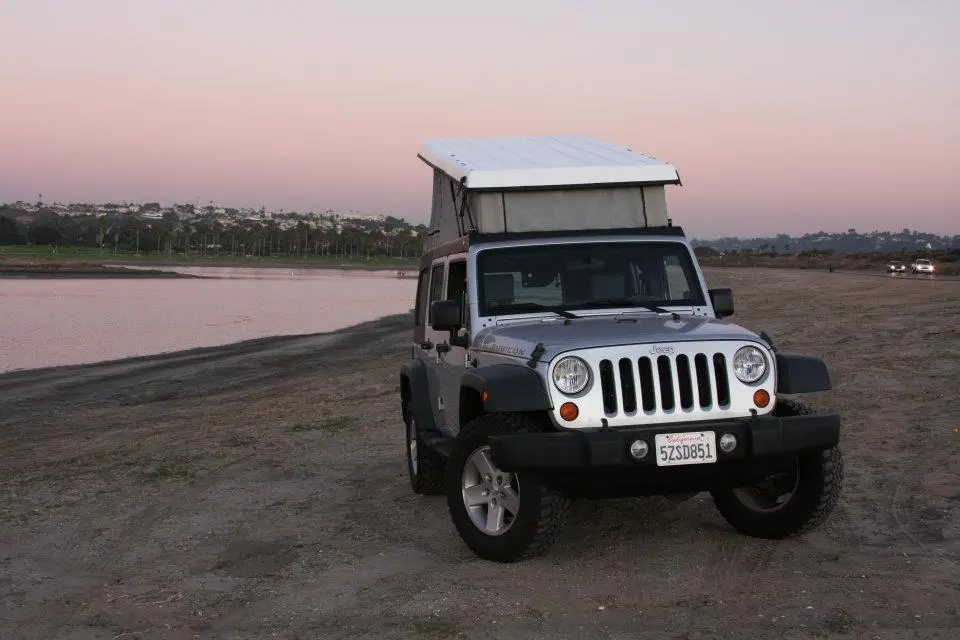 The J30 allows campers to sleep up top while keeping the cabin interior intact