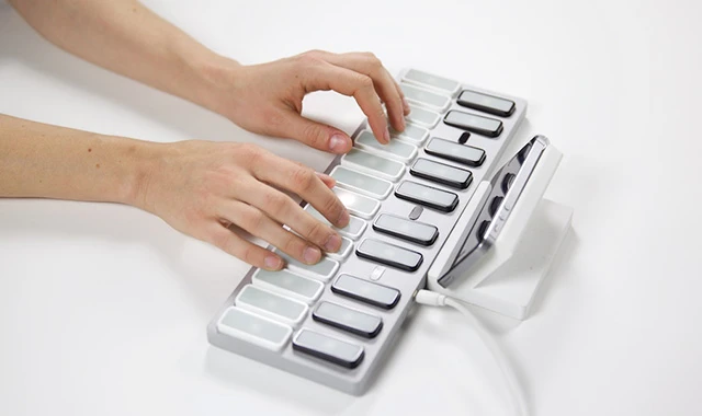Opho's keyboard is said to have something for players of all levels