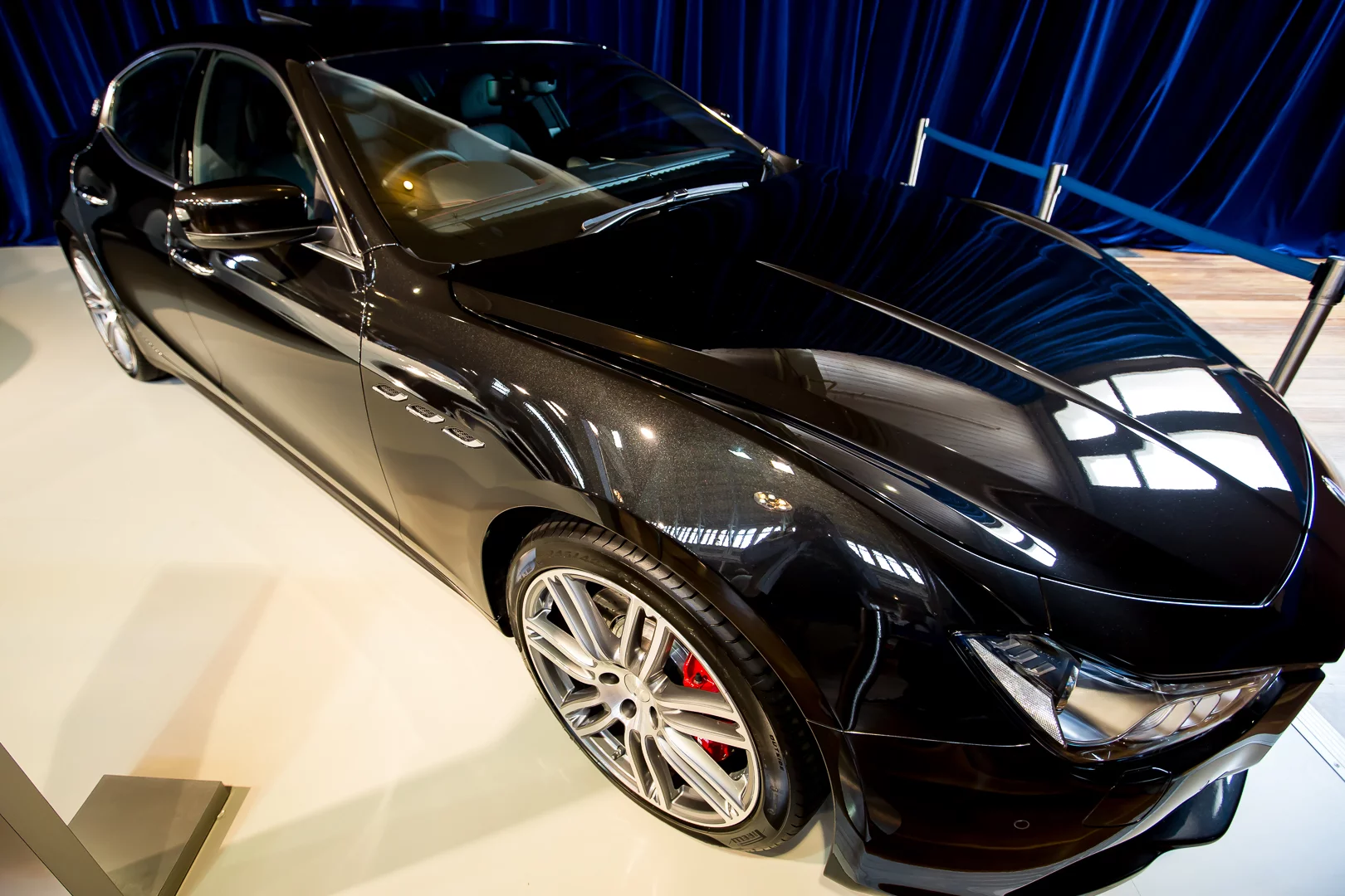 A Maserati Ghibli on show at Motorclassica 2014 (Photo: Nick Lavars/Gizmag)