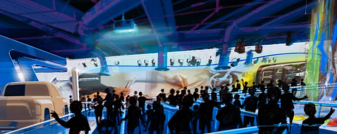 Guests will design vehicles with the help of computer hardware